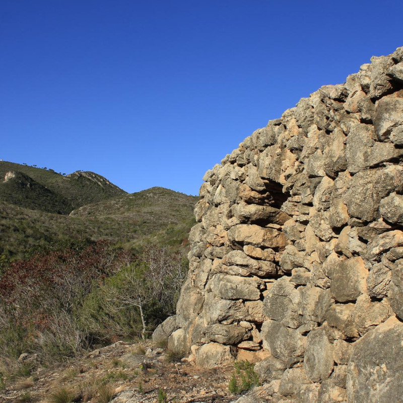 Imatge referent a la ruta de la pedra seca situada al Montmell