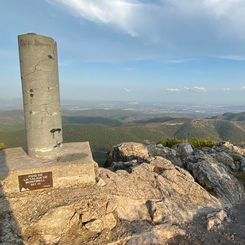 Imatge referent a la ruta circular entre la Talaia, coll de l'Arca i el puig de la cova