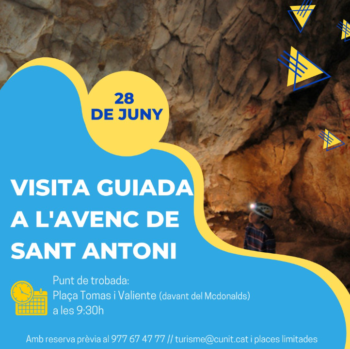 Visita guiada a l'avenc de Sant Antoni