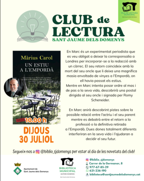 Cartell de l'activitat