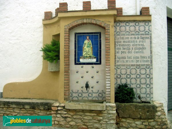 Imatge de les fonts urbanes de Santa Oliva