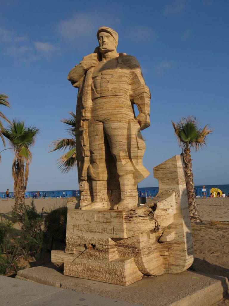 Imatge del monument al pescador