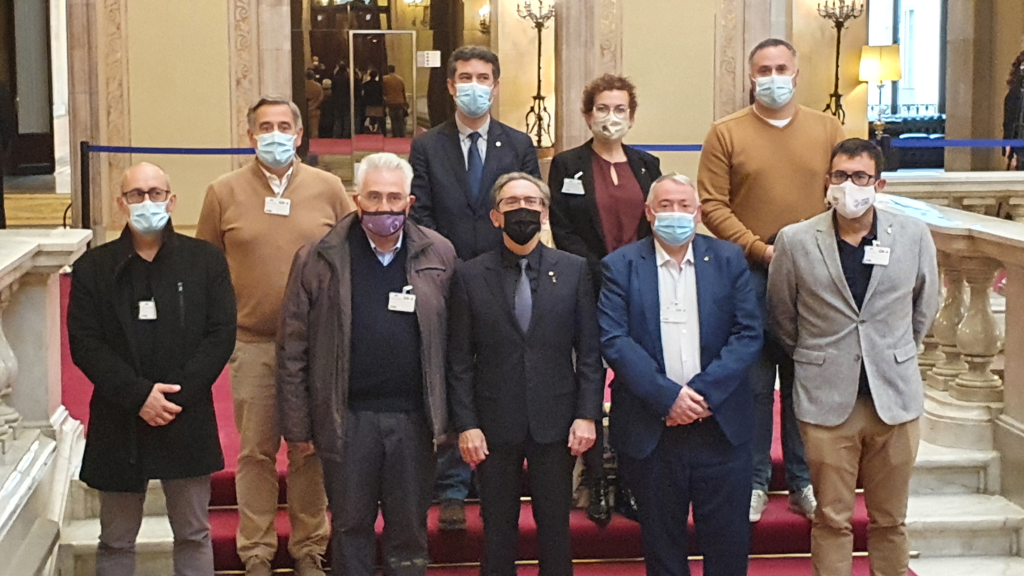 Alcaldes amb el conseller 