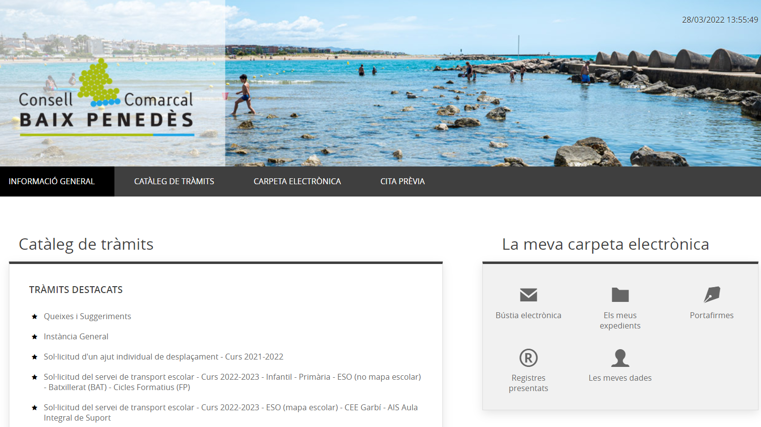 Imatge de la seu electrònica