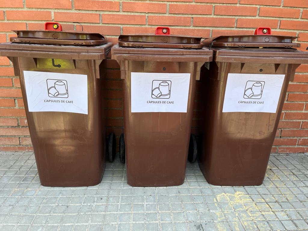 Un punt de recollida a la comarca