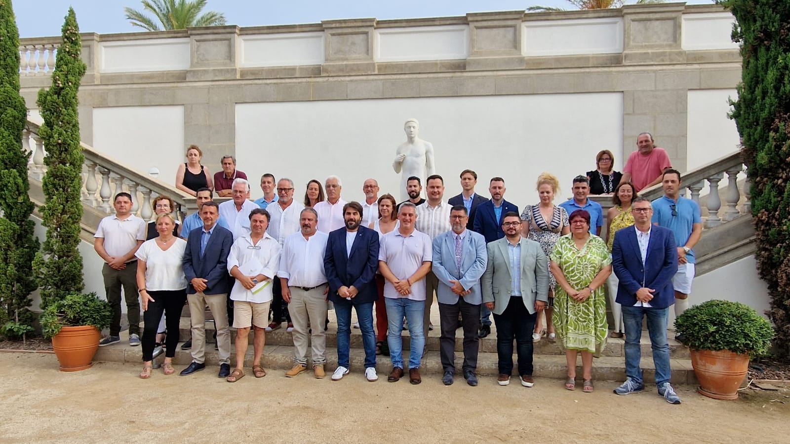 Foto de grup a Vil.la Casals