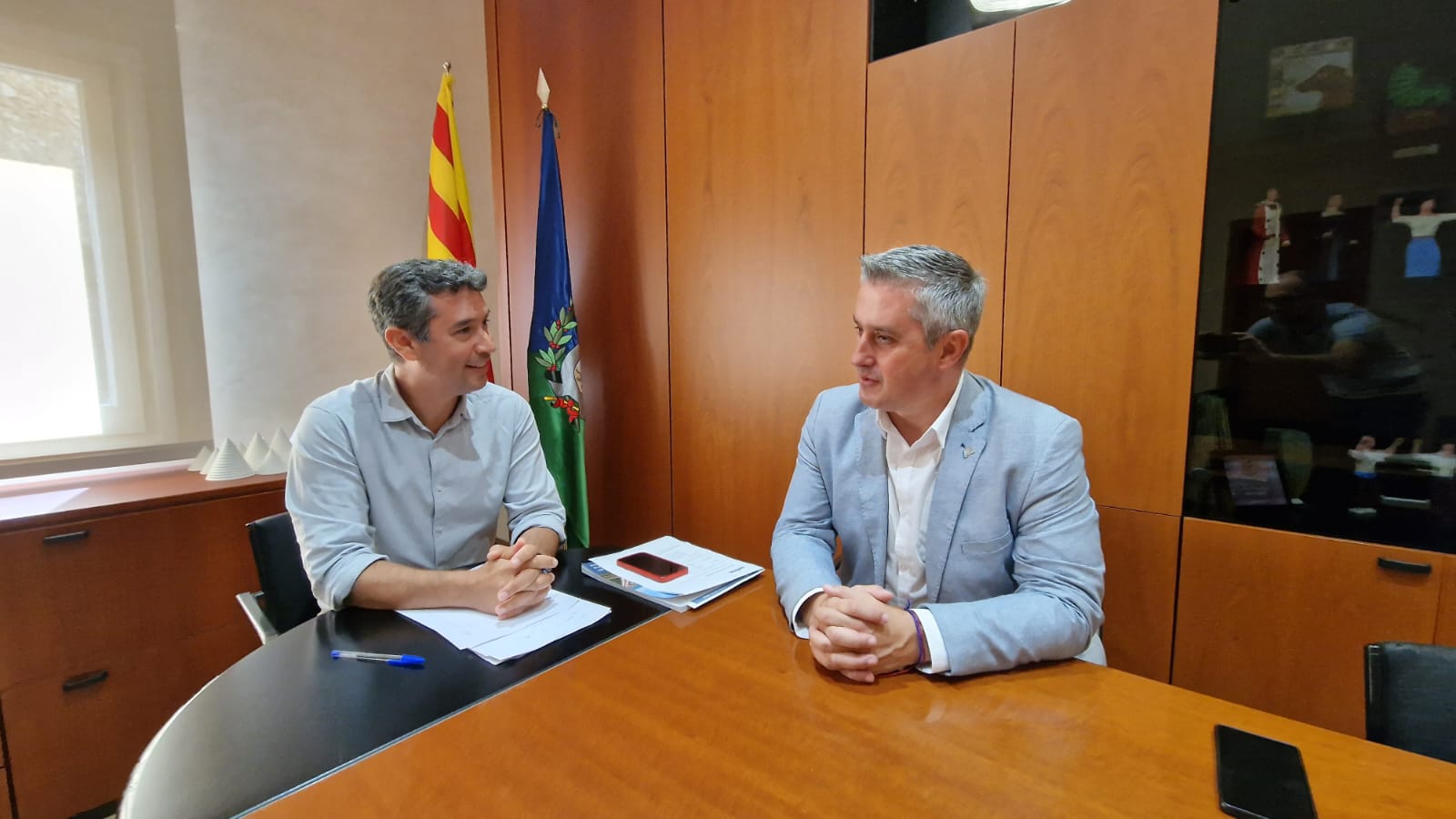 un moment de la reunió