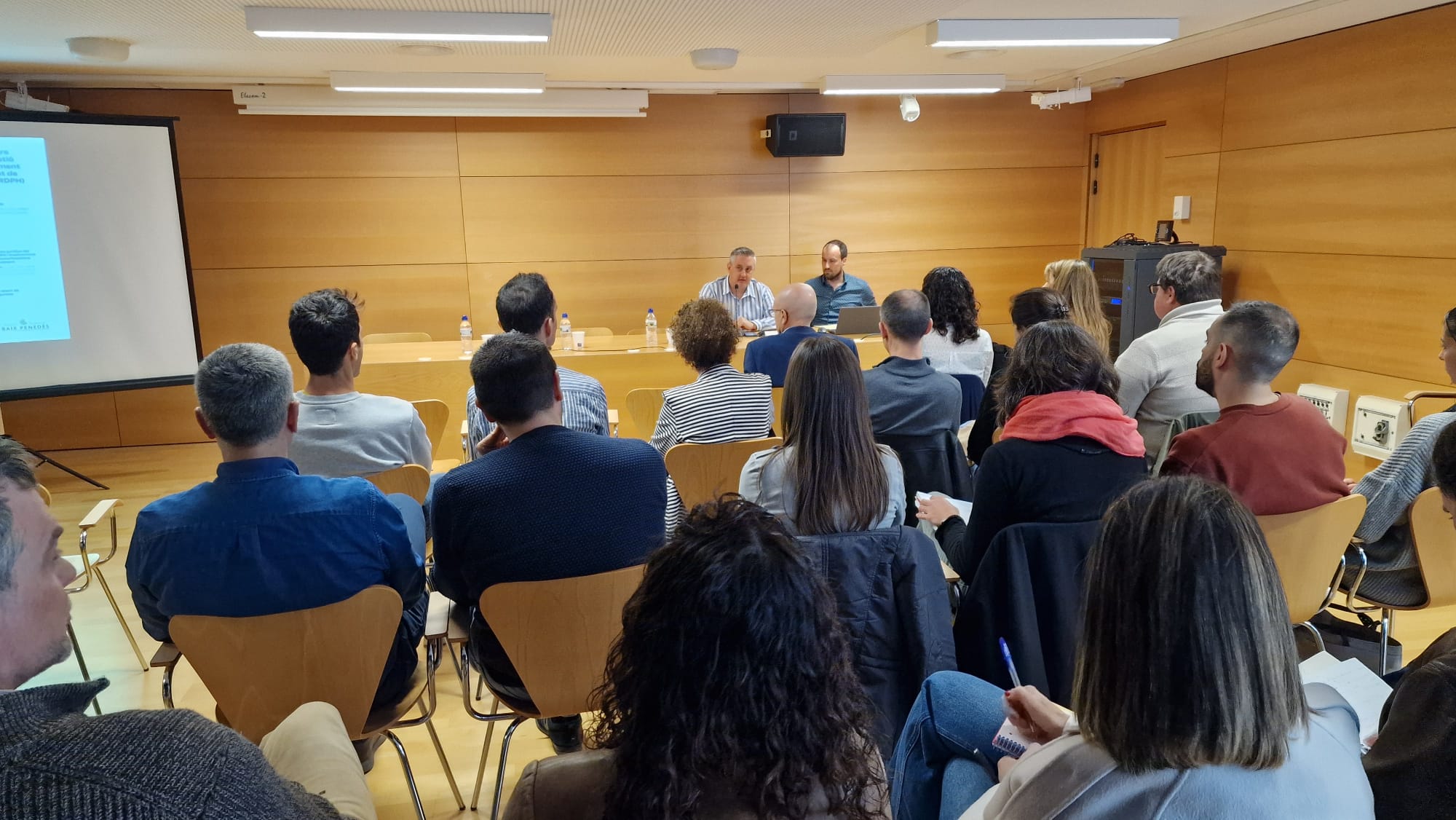 Un moment de la reunió