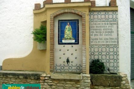 Imatge de les fonts urbanes de Santa Oliva